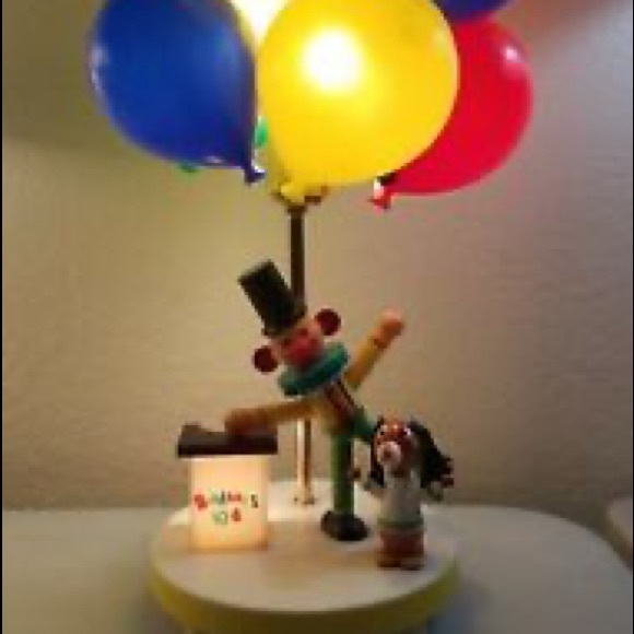 balloon lamp with clown and dog vintage - Picture 5 of 13